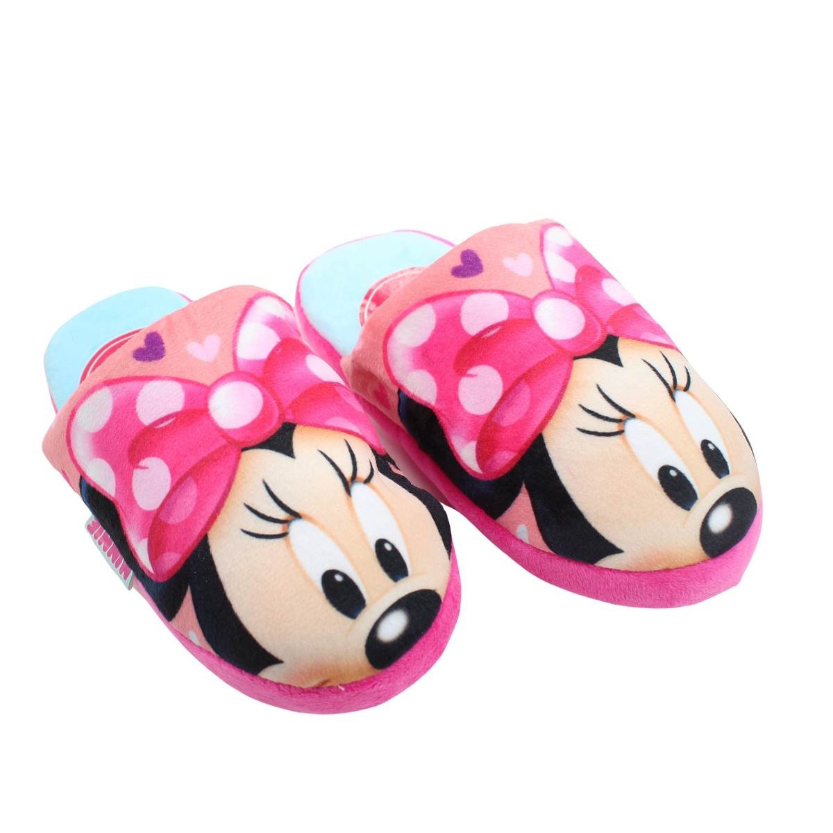 Pantoufle Minnie - 28 Fille - Enfant - Rose - 100 % Polyester - TrendyFlair