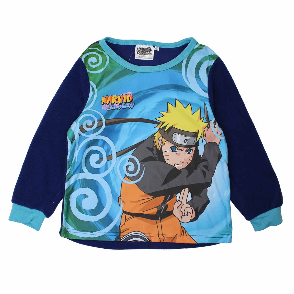 Pyjama polaire Naruto - 6A Garçon - Enfant - Marine - 100 % Polyester - polaire - TrendyFlair