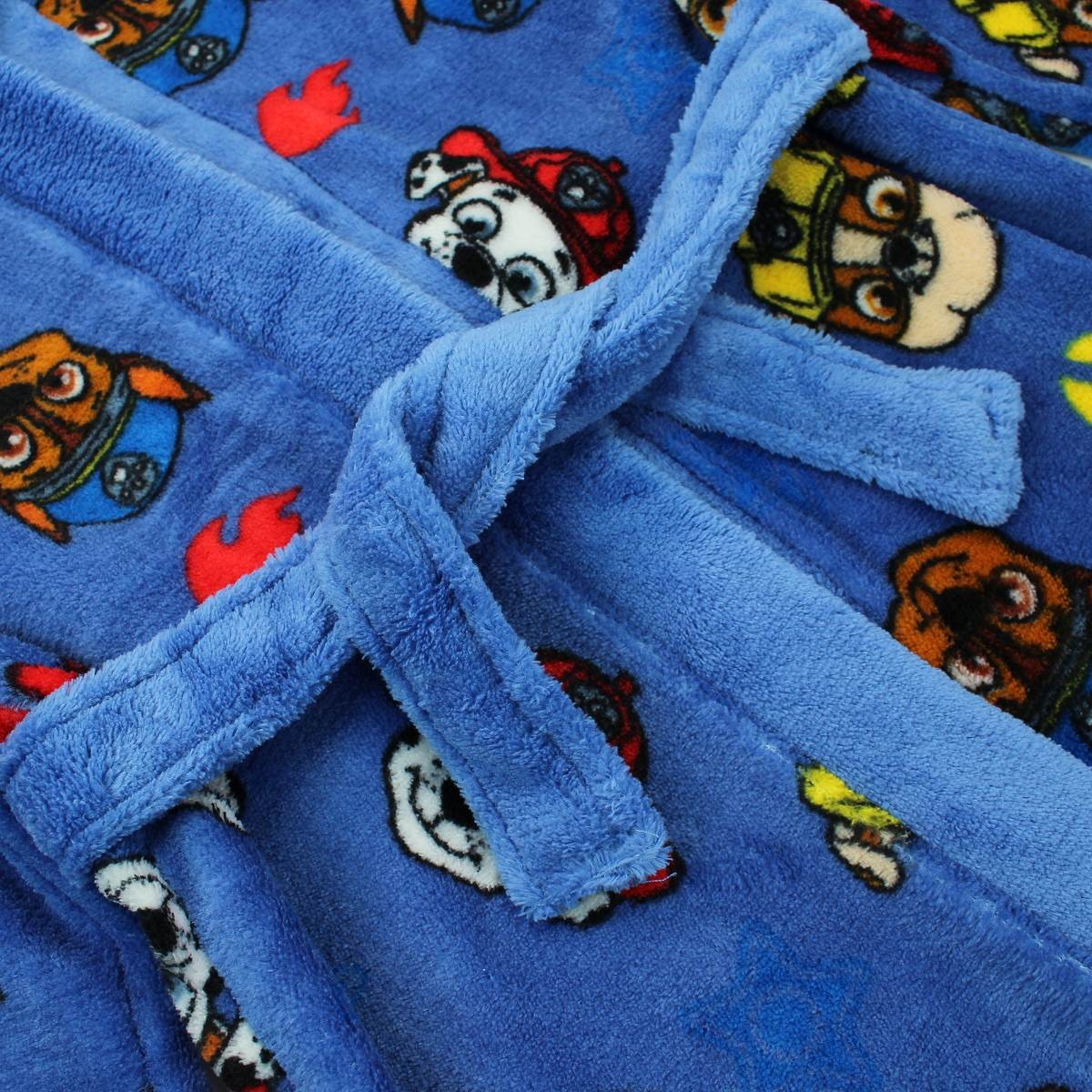 Peignoir Paw Patrol - 3/4A Garçon - Enfant - Marine - 100 % Polyester, 240 GSM, CORAL FLEECE - TrendyFlair