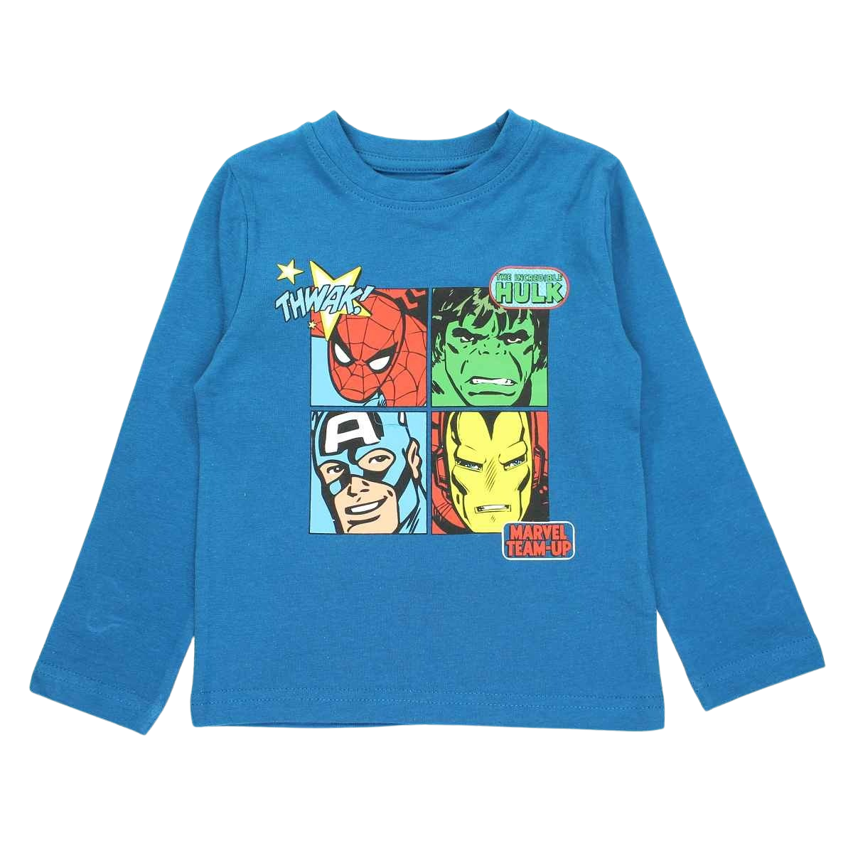 Pyjama coton Avengers - 3A Garçon - Enfant - Bleu - 100 % Coton - TrendyFlair