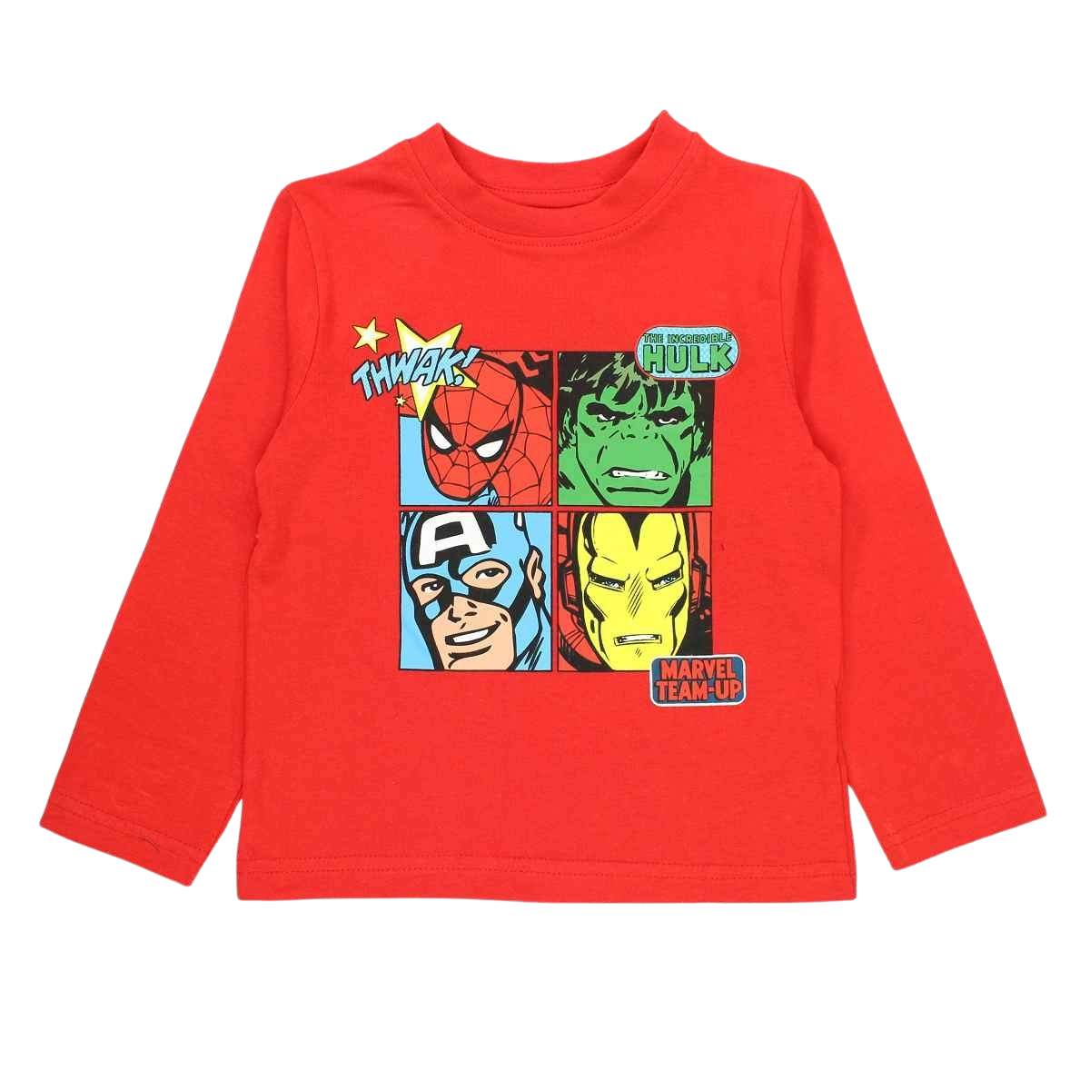 Pyjama coton Avengers - 3A Garçon - Enfant - Rouge - 100 % Coton - TrendyFlair