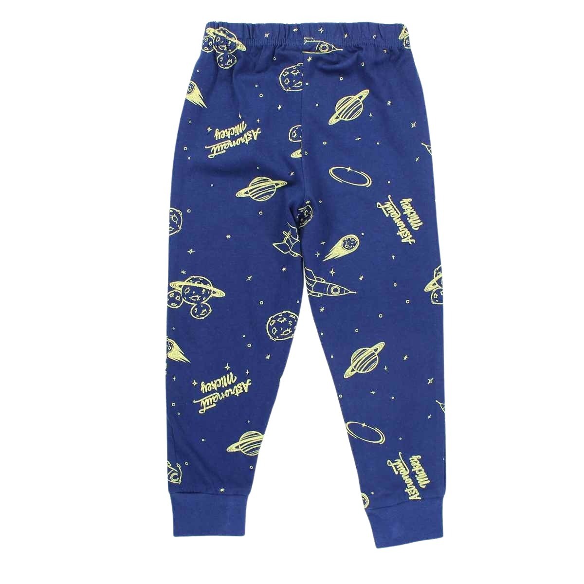 Pyjama coton Mickey - 3A Garçon - Enfant - Bleu - 100 % Coton - 160 gsm - TrendyFlair