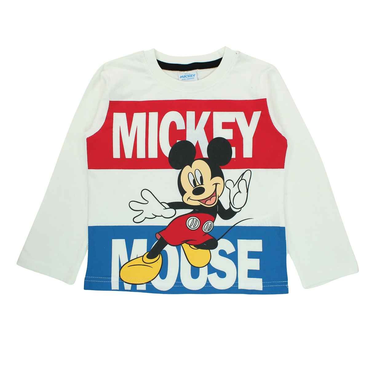 T-Shirt Mickey - 5A Garçon - Enfant - Blanc - 100 % Coton - TrendyFlair