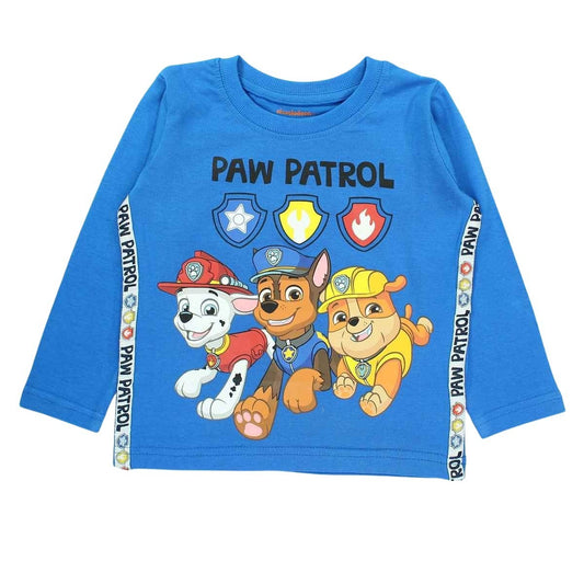 T-Shirt Paw Patrol - 5A Garçon - Enfant - Bleu - 100 % Coton - 160 gsm - TrendyFlair