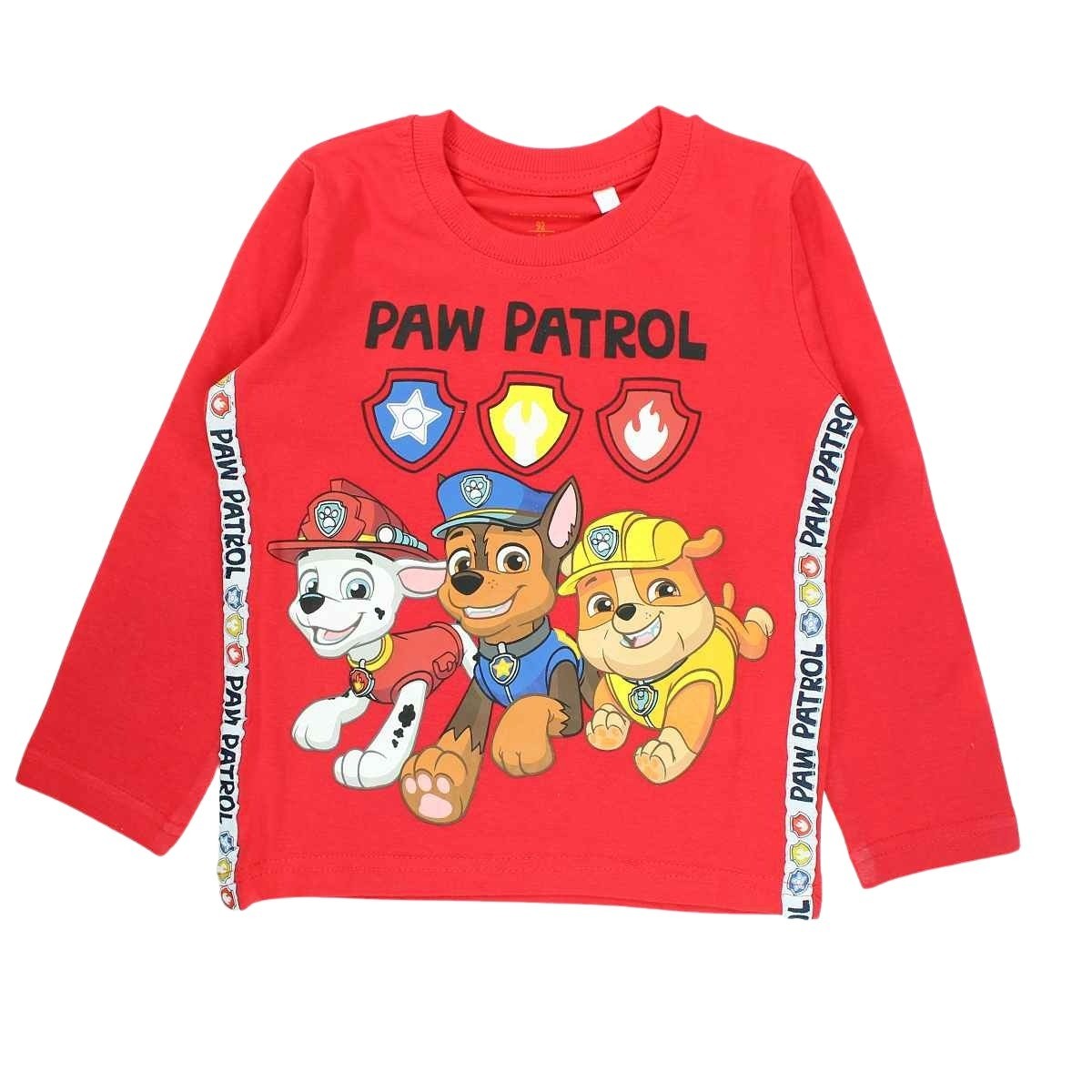 T-Shirt Paw Patrol - 5A Garçon - Enfant - Rouge - 100 % Coton - 160 gsm - TrendyFlair