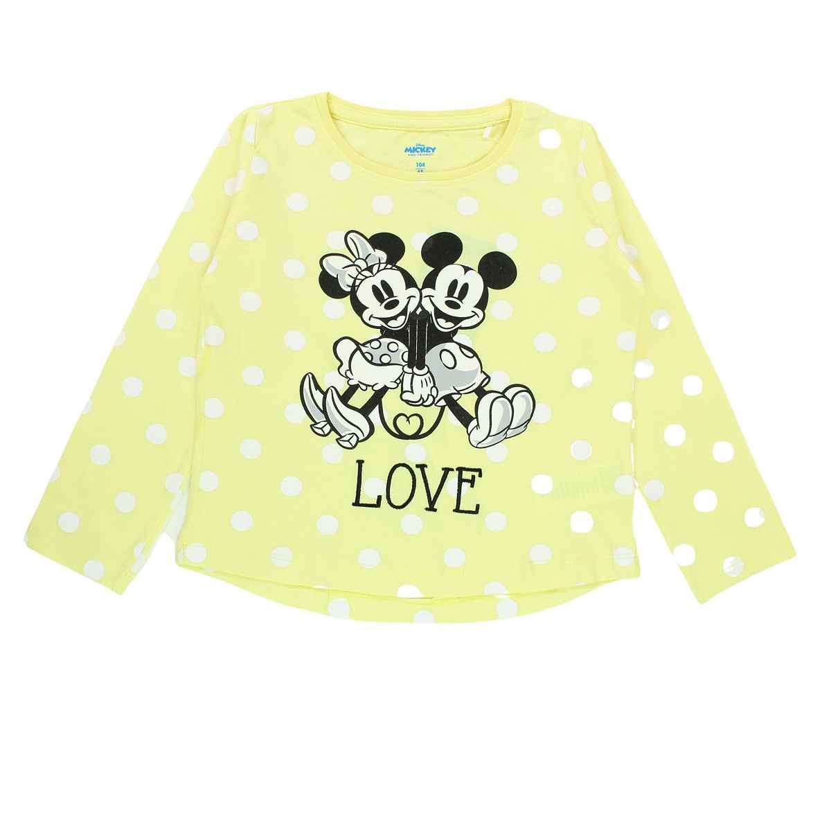T-Shirt Minnie - 9A Fille - Enfant - Jaune - 100 % Coton - TrendyFlair