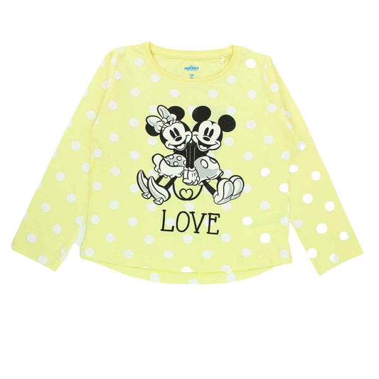 T-Shirt Minnie - 9A Fille - Enfant - Jaune - 100 % Coton - TrendyFlair