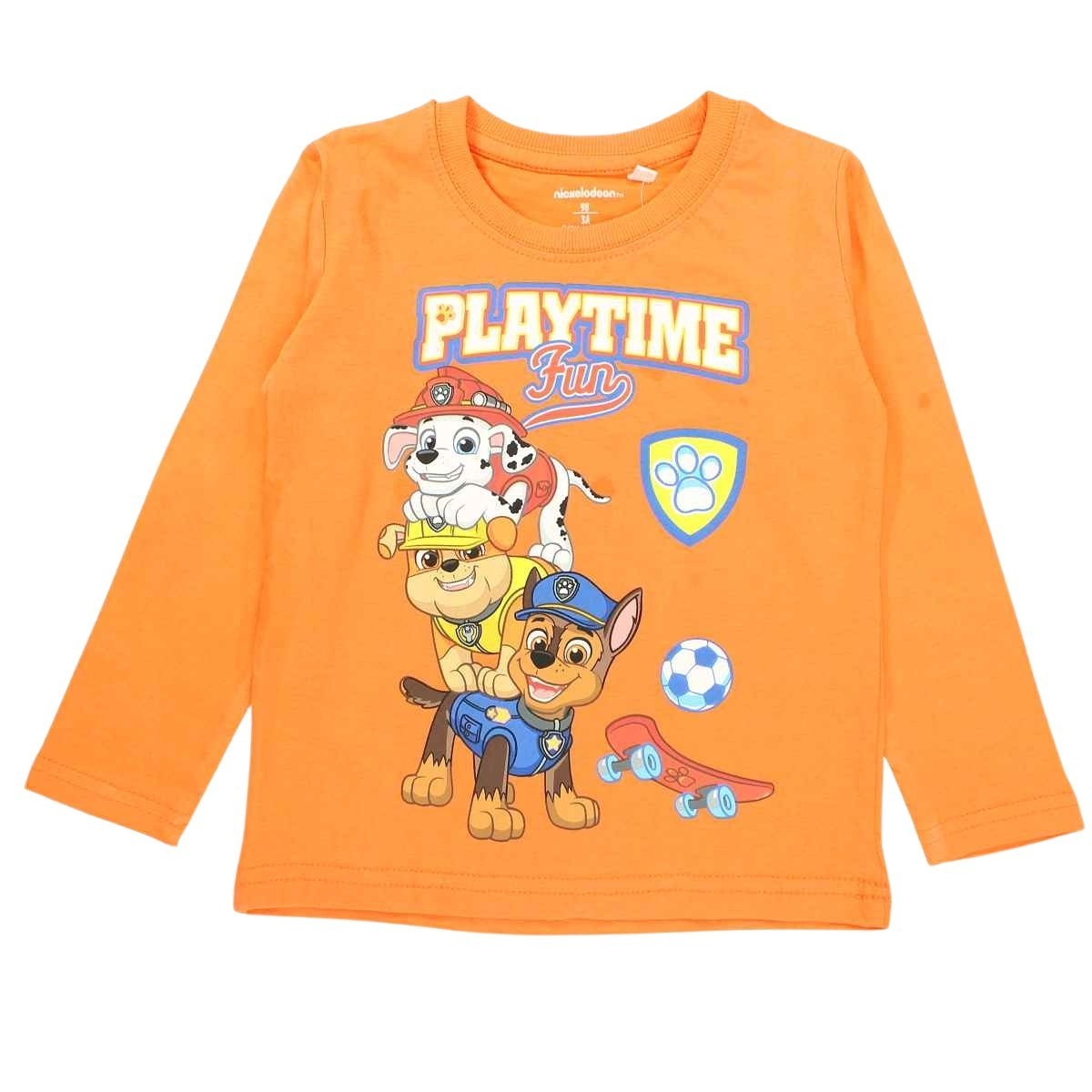 T-Shirt Paw Patrol - 5A Garçon - Enfant - Orange - 100 % Coton - TrendyFlair