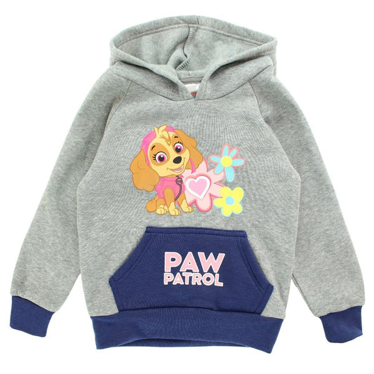 Sweat capuche Paw Patrol - 2A Fille - Enfant - Gris - 100 % Polyester - 240 gsm - TrendyFlair
