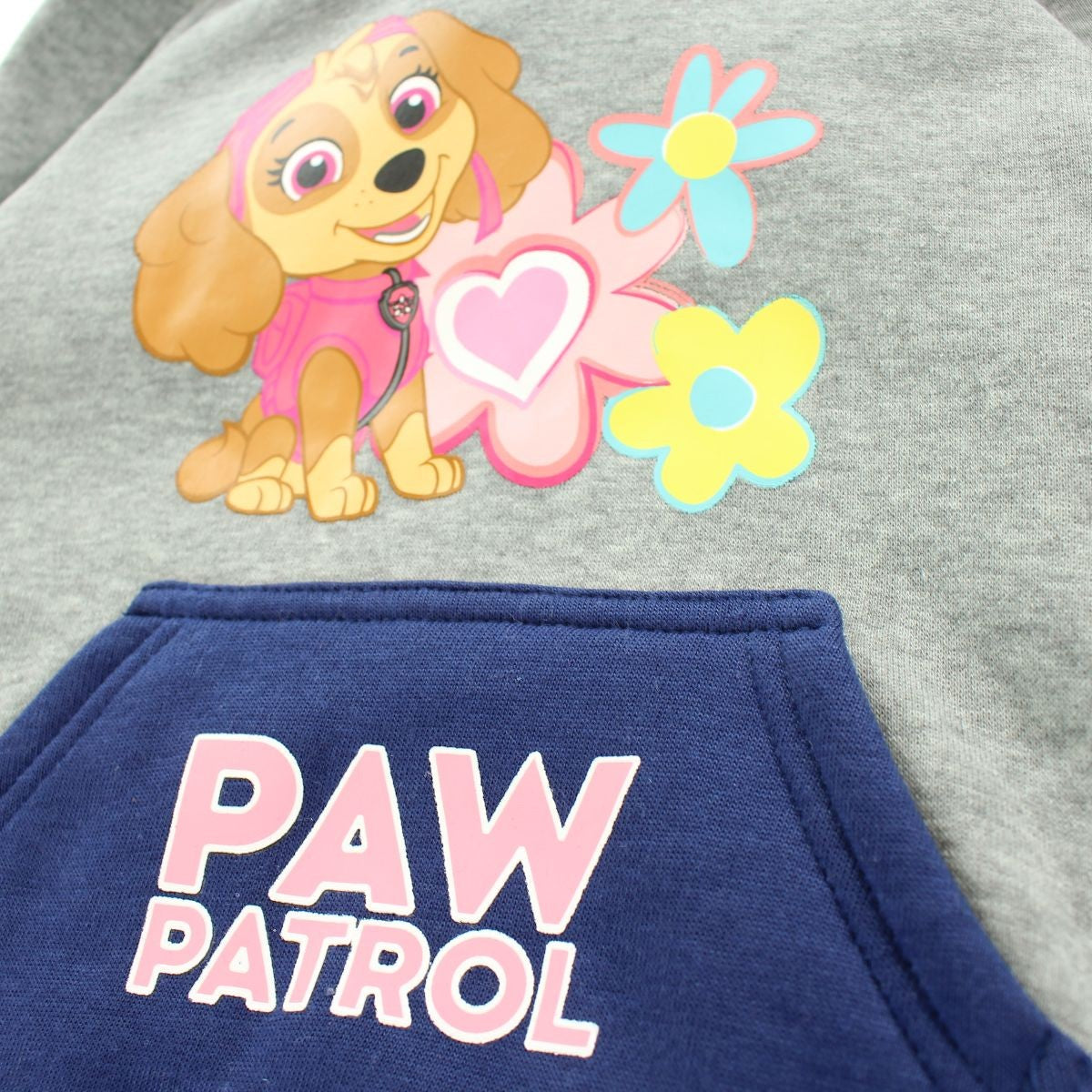Sweat capuche Paw Patrol - 2A Fille - Enfant - Gris - 100 % Polyester - 240 gsm - TrendyFlair