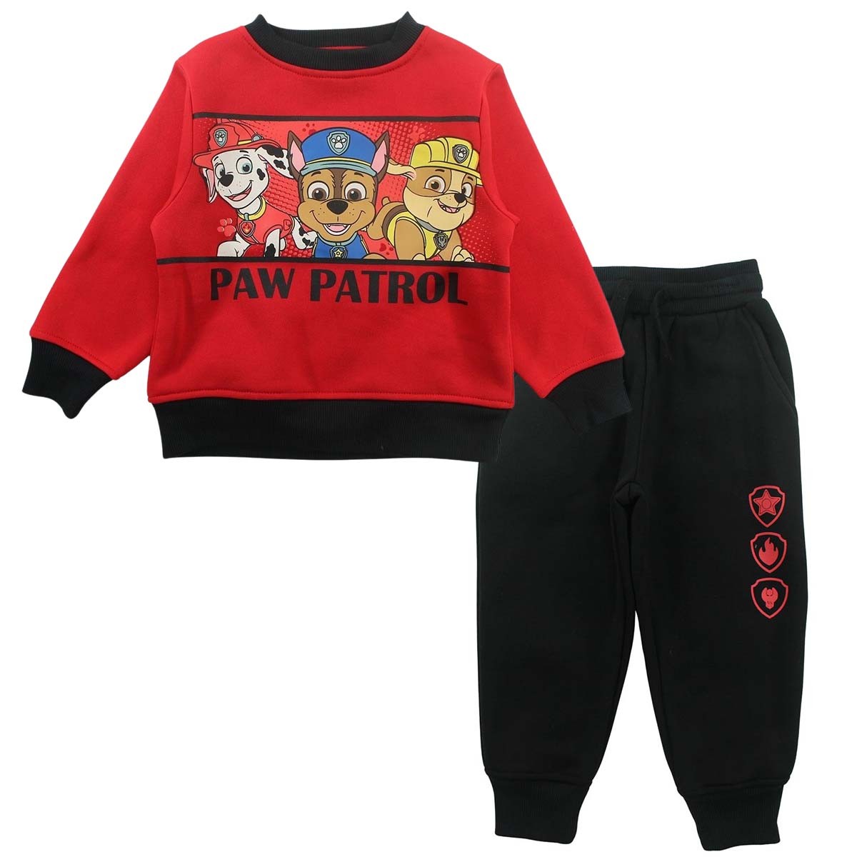 Jogging Paw Patrol - 2A Garçon - Enfant - Rouge - 100 % Polyester - 240 gsm - TrendyFlair