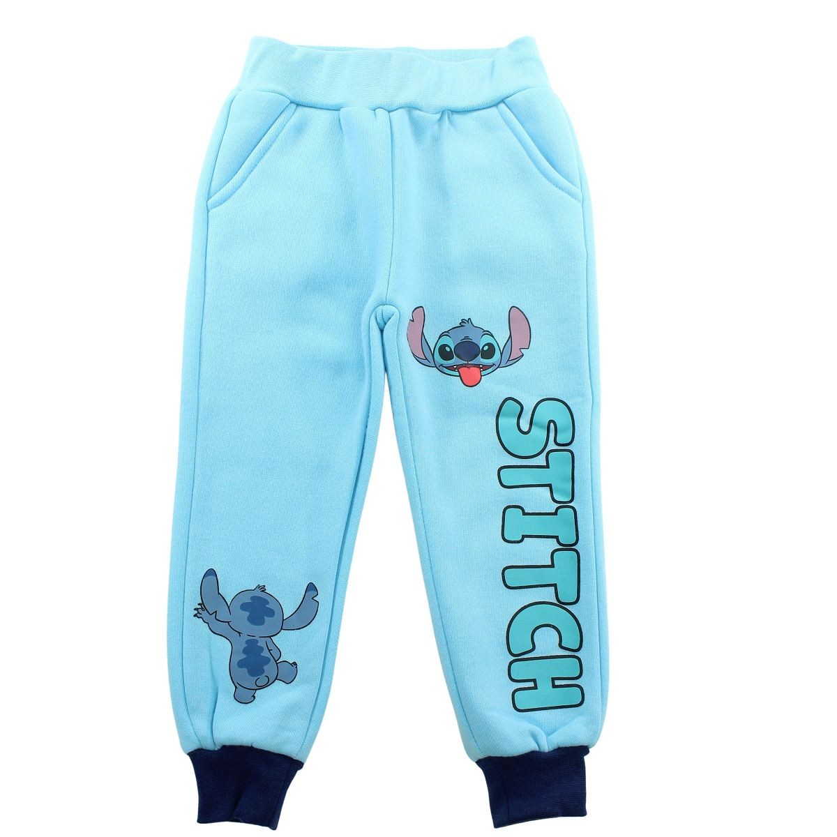 Jogging Lilo & Stitch - 2A Garçon - Enfant - Bleu - 100 % Polyester - 240 gsm - TrendyFlair