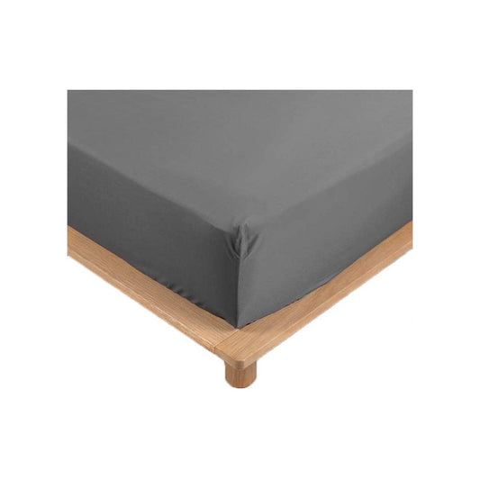 Drap Housse Percale - Bonnet 30 Cm - Plusieurs Tailles - Plusieurs Coloris - 90x190cm - anthracite |homeflair