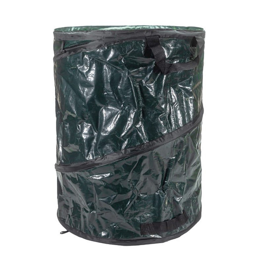 Sac à déchets de jardin - Forme pop up - Contenance : 166 Litres | Grande capacité de stockage pour les déchets de jardin | Pratique et facile à utiliser | Résistant aux intempéries | Idéal pour le jardinage | TRENDYFLAIR
