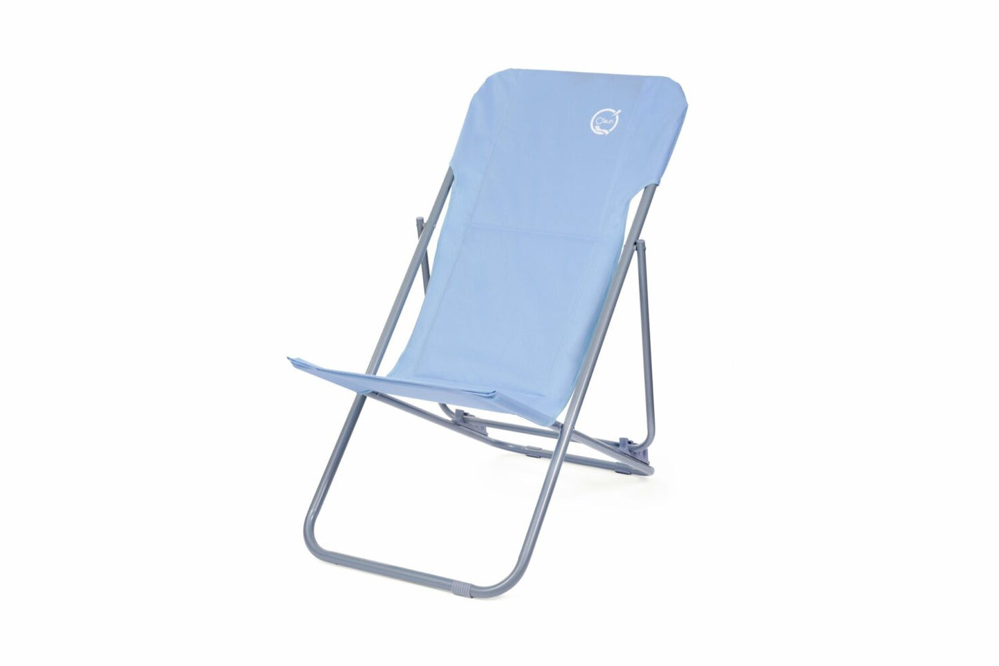 Chilienne de jardin pliable - 4 positions - Confortable et pratique | 96 x 55 x 98 cm | Bleu | TRENDYFLAIR