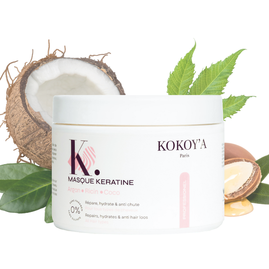 MASQUE KÉRATINE 500ML | Soin Intense Longueurs et Pointes - Nourrit, Protège et Illumine | TRENDYFLAIR