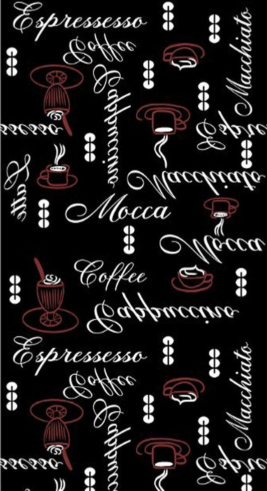 Tapis ESPRESSO Noir Dimensions - 50x75 – Qualité supérieure pour Maison, Appartement, Bureau – Style élégant et durable – Confort optimal, facile à nettoyer – Idéal salon et chambre