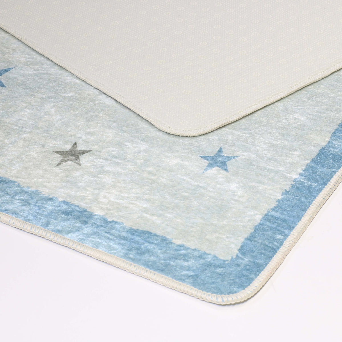 Tapis Enfant MONGOLFIERE 80 x 150 cm - Bleu – Qualité supérieure pour Maison, Appartement, Bureau – Style élégant et durable – Confort optimal, facile à nettoyer – Idéal salon et chambre