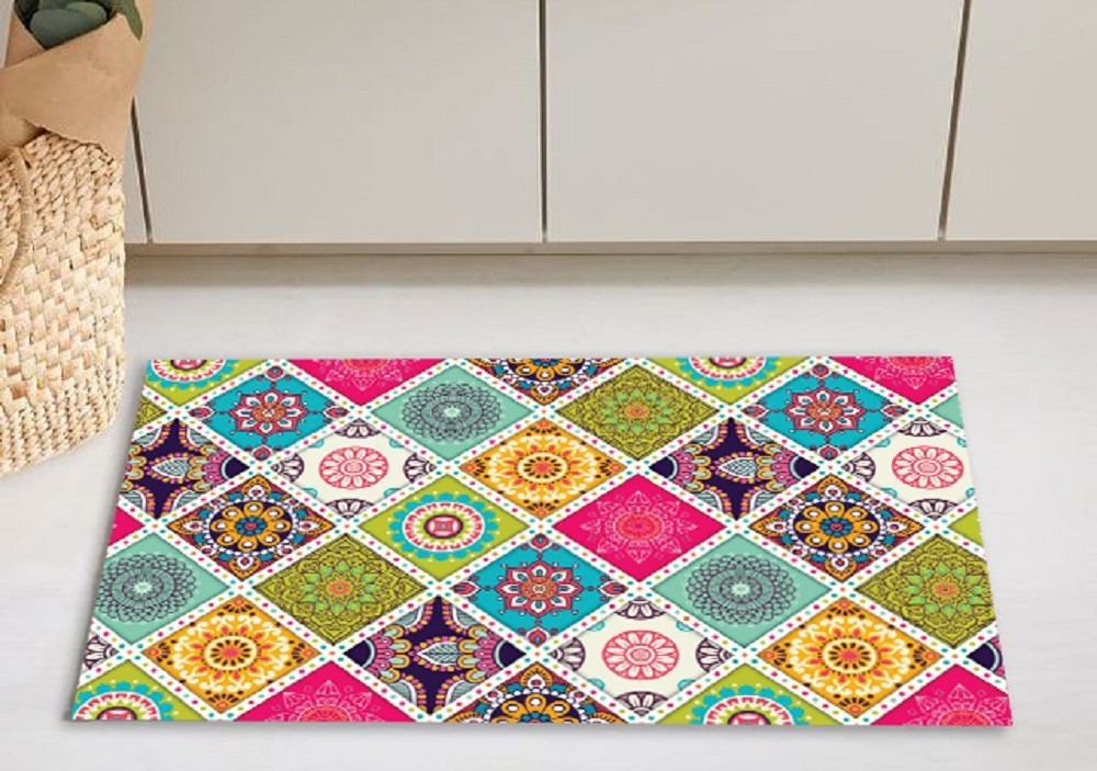 Tapis Coloré, Froid Dimensions - 50x180 – Qualité supérieure pour Maison, Appartement, Bureau – Style élégant et durable – Confort optimal, facile à nettoyer – Idéal salon et chambre