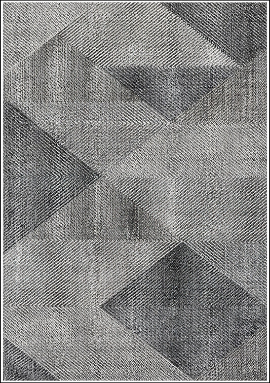 Tapis Miran Gris Dimensions - 120x180 – Qualité supérieure pour Maison, Appartement, Bureau – Style élégant et durable – Confort optimal, facile à nettoyer – Idéal salon et chambre
