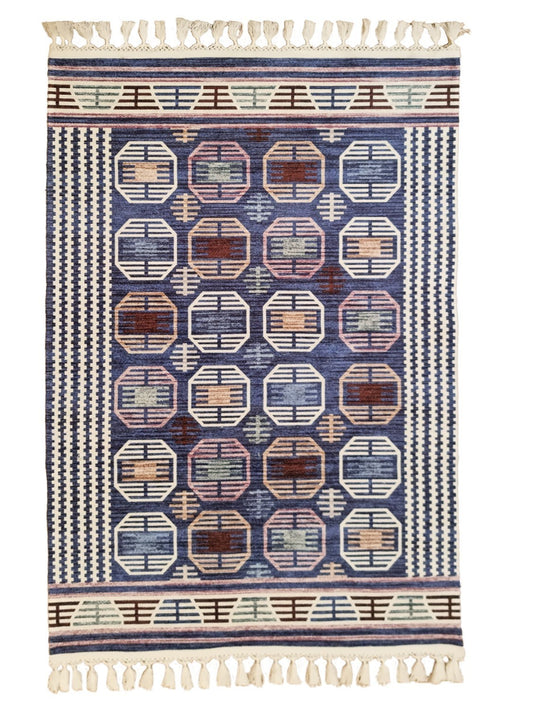 Tapis BERBERE CHAOUEN Dimensions - 200x300 – Qualité supérieure pour Maison, Appartement, Bureau – Style élégant et durable – Confort optimal, facile à nettoyer – Idéal salon et chambre