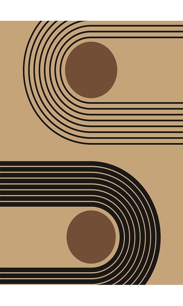 Tapis Seventies Taupe Dimensions - 160x230 – Qualité supérieure pour Maison, Appartement, Bureau – Style élégant et durable – Confort optimal, facile à nettoyer – Idéal salon et chambre