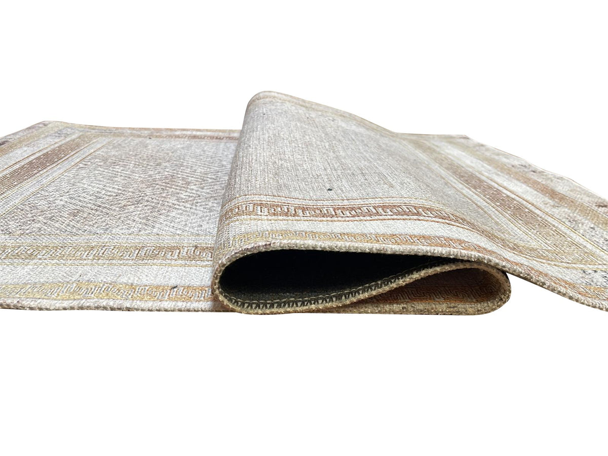Tapis NAJAT Gold Dimensions - 120x180 – Qualité supérieure pour Maison, Appartement, Bureau – Style élégant et durable – Confort optimal, facile à nettoyer – Idéal salon et chambre