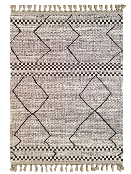 Tapis BERBERE ASNI Dimensions - 80x150 – Qualité supérieure pour Maison, Appartement, Bureau – Style élégant et durable – Confort optimal, facile à nettoyer – Idéal salon et chambre