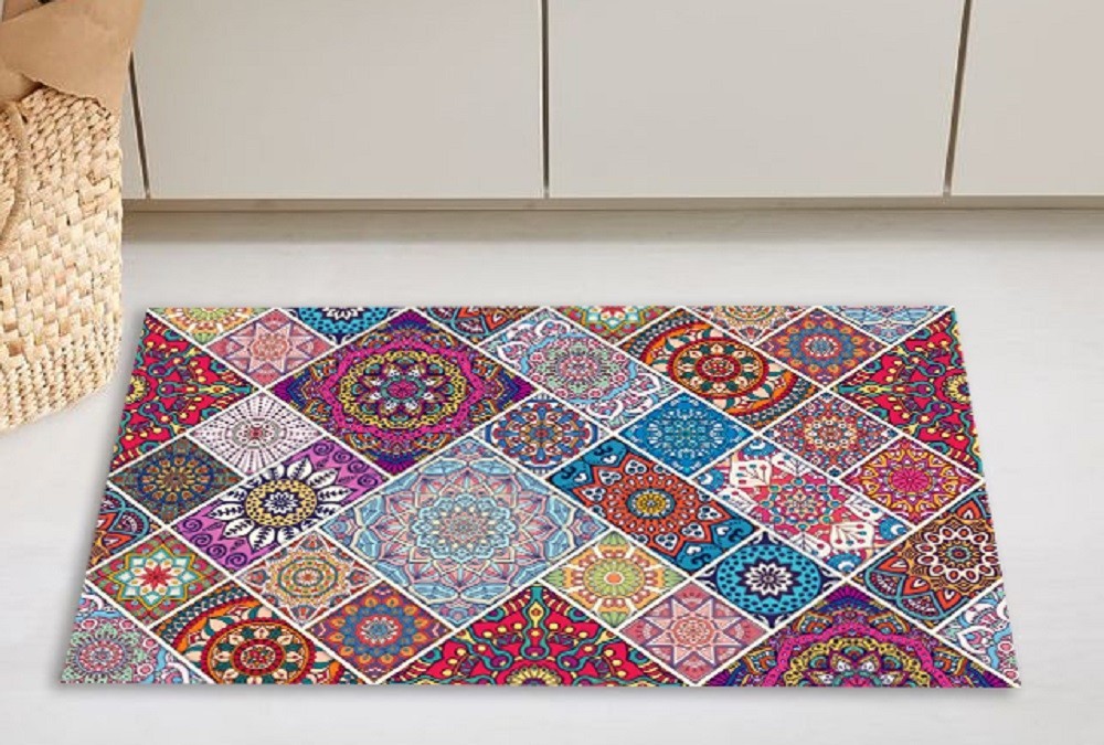 Tapis Coloré, Chaud Dimensions - 50x180 – Qualité supérieure pour Maison, Appartement, Bureau – Style élégant et durable – Confort optimal, facile à nettoyer – Idéal salon et chambre