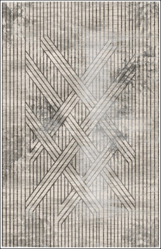 Tapis FISUN Beige Dimensions - 80x150 – Qualité supérieure pour Maison, Appartement, Bureau – Style élégant et durable – Confort optimal, facile à nettoyer – Idéal salon et chambre