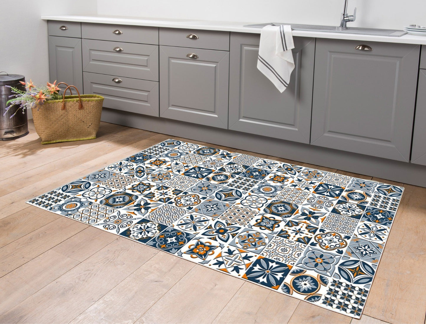 Tapis Carreaux Minéral Dimensions - 50x80 – Qualité supérieure pour Maison, Appartement, Bureau – Style élégant et durable – Confort optimal, facile à nettoyer – Idéal salon et chambre