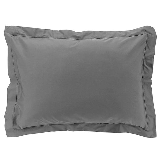 Taie d'oreiller Percale 50x70 cm Anthracite |homeflair