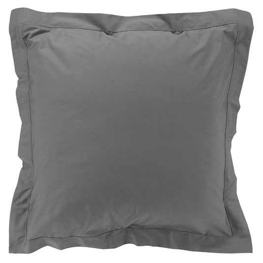 Taie d'oreiller Percale 100% Coton 7 Coloris Differents - 63 X 63cm / 50 X 70cm (Anthracite, 63x63 cm) |homeflair