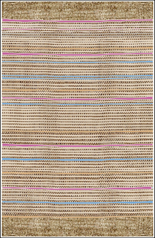 Tapis Bahar Multicolore Dimensions - 160x230 – Qualité supérieure pour Maison, Appartement, Bureau – Style élégant et durable – Confort optimal, facile à nettoyer – Idéal salon et chambre
