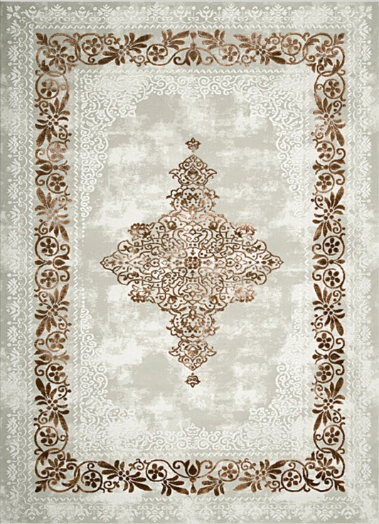 TPS_BAROQ_BEI_80 Tapis, Polyester, Beige, x_150_cm – Qualité supérieure pour Maison, Appartement, Bureau – Style élégant et durable – Confort optimal, facile à nettoyer – Idéal salon et chambre