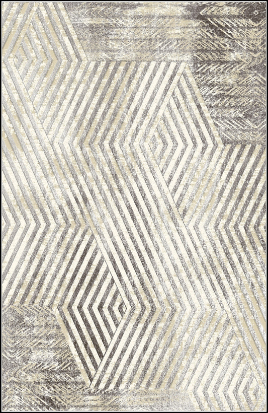 Tapis Borrow Gris 120x180cm – Qualité supérieure pour Maison, Appartement, Bureau – Style élégant et durable – Confort optimal, facile à nettoyer – Idéal salon et chambre