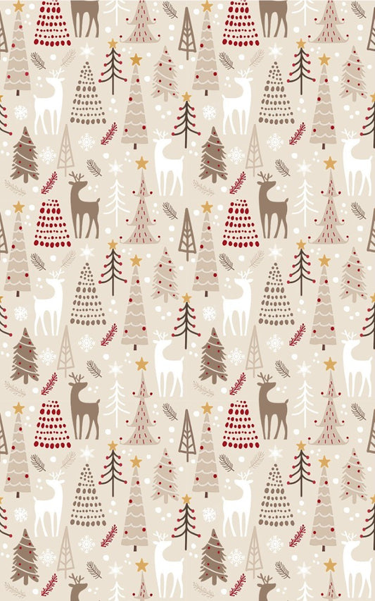 Tapis de Noel Beige Dimensions - 50x80 – Qualité supérieure pour Maison, Appartement, Bureau – Style élégant et durable – Confort optimal, facile à nettoyer – Idéal salon et chambre