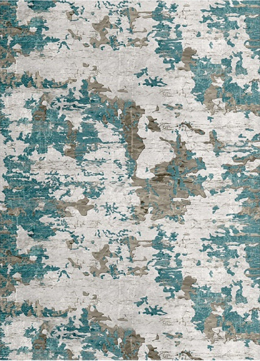 Tapis Moderne Bleu Dimensions - 80x150 – Qualité supérieure pour Maison, Appartement, Bureau – Style élégant et durable – Confort optimal, facile à nettoyer – Idéal salon et chambre