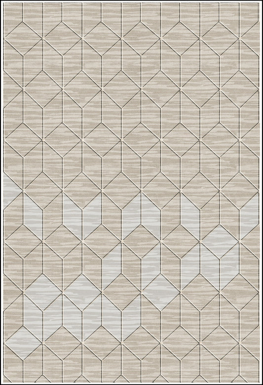 Tapis Nil Beige Dimensions - 80x150 – Qualité supérieure pour Maison, Appartement, Bureau – Style élégant et durable – Confort optimal, facile à nettoyer – Idéal salon et chambre
