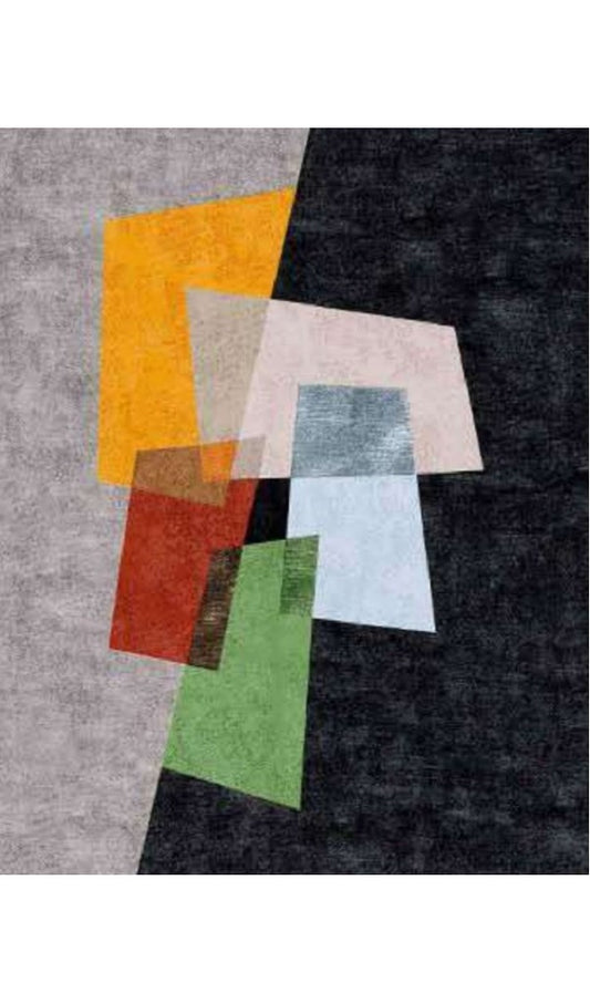 Tapis Screen Multicolore Dimensions - 160x230 – Qualité supérieure pour Maison, Appartement, Bureau – Style élégant et durable – Confort optimal, facile à nettoyer – Idéal salon et chambre