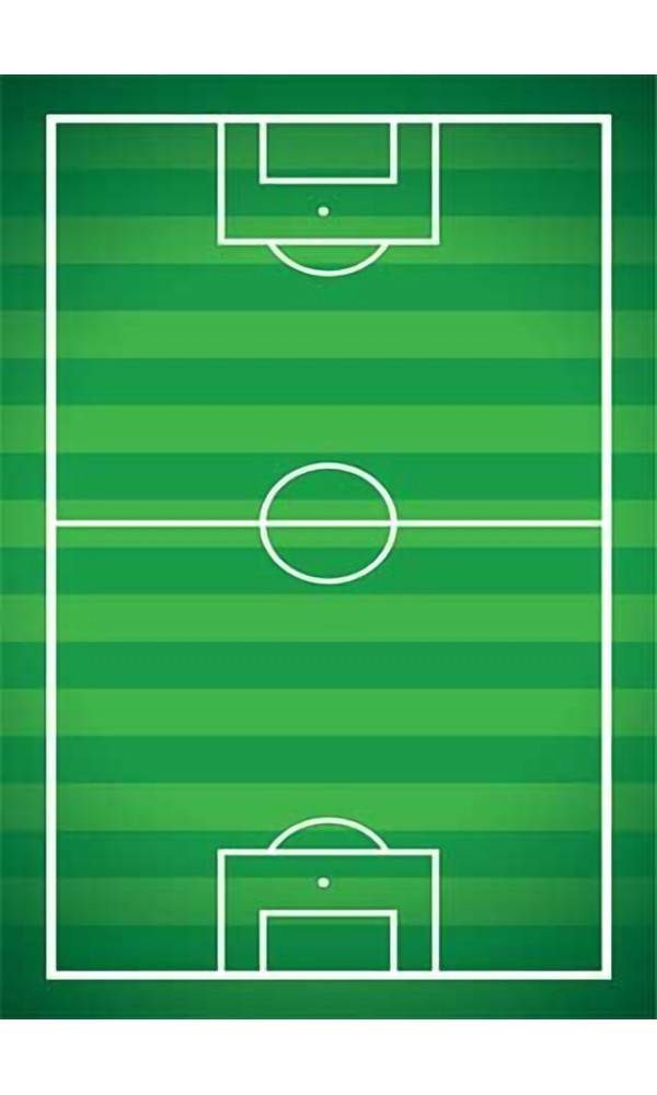 Tapis Enfant Soccer 80 x 150 cm - Vert – Qualité supérieure pour Maison, Appartement, Bureau – Style élégant et durable – Confort optimal, facile à nettoyer – Idéal salon et chambre