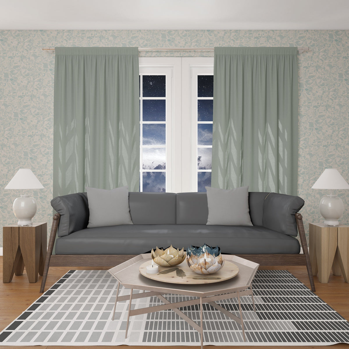 Tapis Sono Gris Dimensions - 120x180 – Qualité supérieure pour Maison, Appartement, Bureau – Style élégant et durable – Confort optimal, facile à nettoyer – Idéal salon et chambre