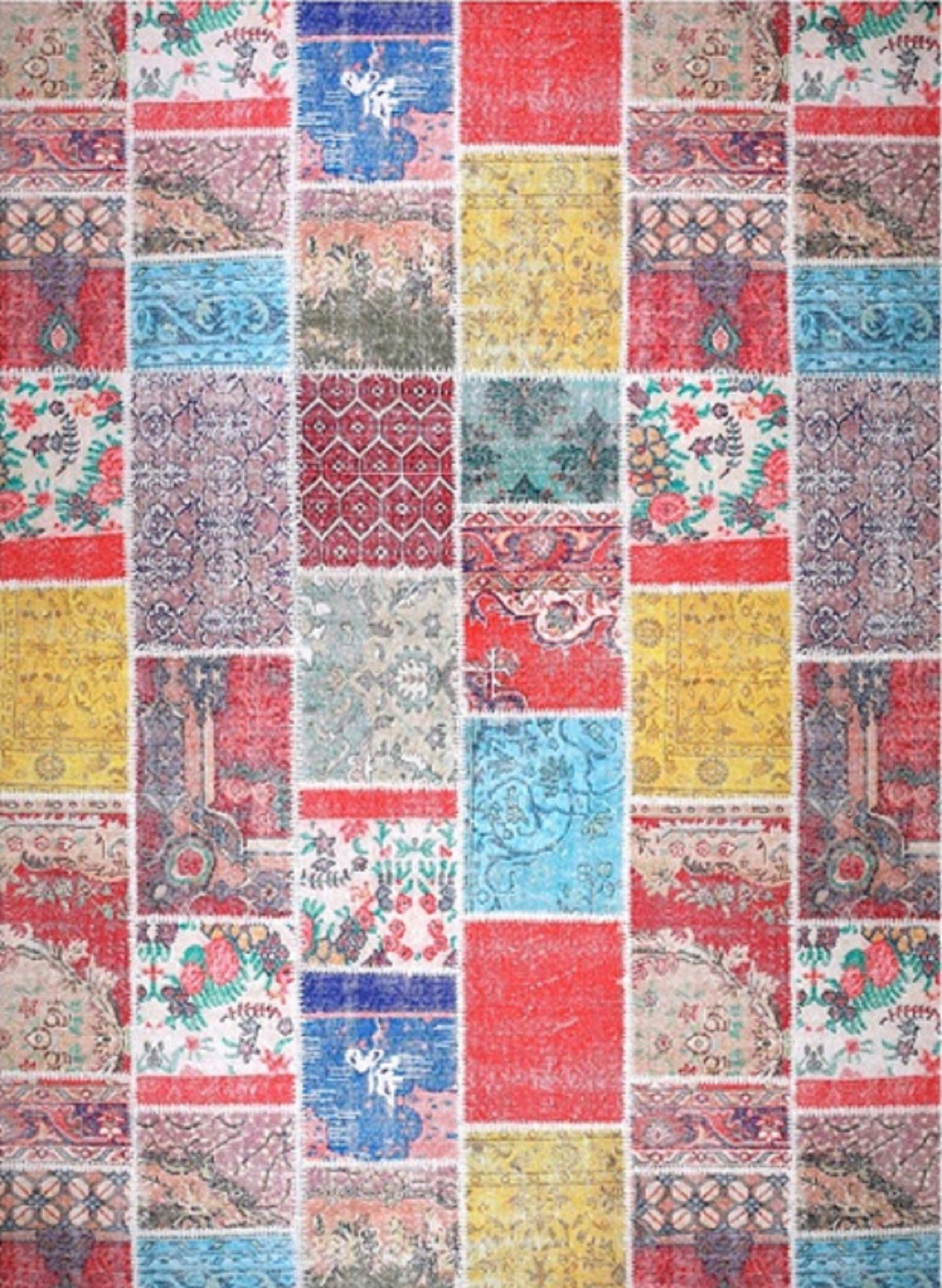 Tapis Tetris, Couleur Froide Dimensions - 160x230 – Qualité supérieure pour Maison, Appartement, Bureau – Style élégant et durable – Confort optimal, facile à nettoyer – Idéal salon et chambre